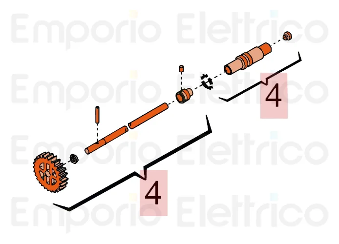 faac ricambio gruppo sblocco 760 cr 63003361