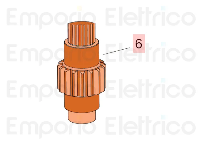 faac ricambio pignone martinetto 760/2003 7192475