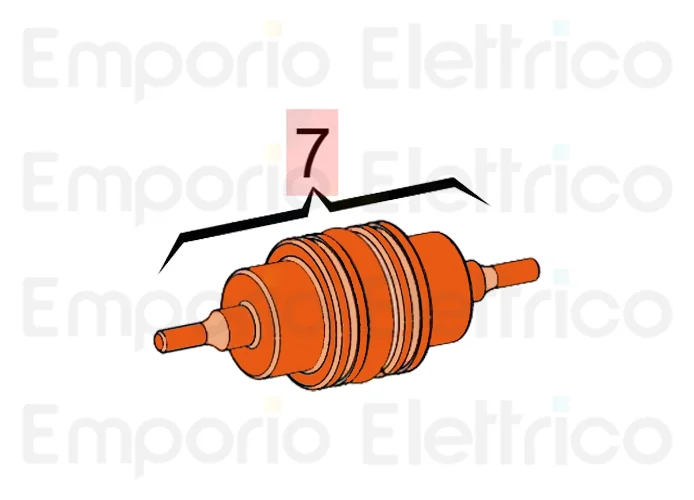 faac ricambio pistone di commutazione +o-ring (418748) 63003459