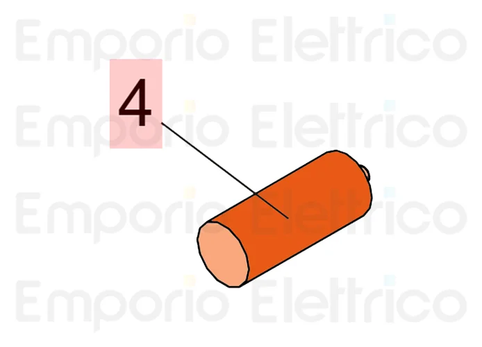 faac ricambio condensatore 10µf mka 450v 760024