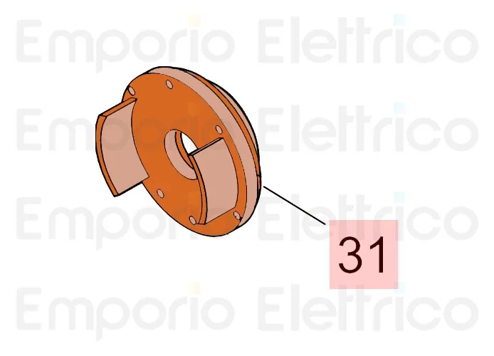 faac ricambio flangia lat.motorid.746-844new 71707615
