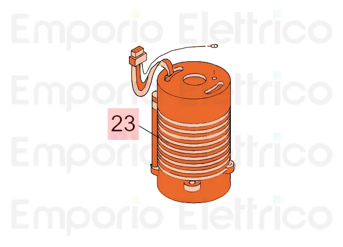 faac ricambio motore el.220v h 125 2p. c/t 7704065