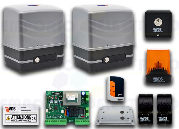 vds kit automazione 2 ante kit simply 230v 2m 100010/2