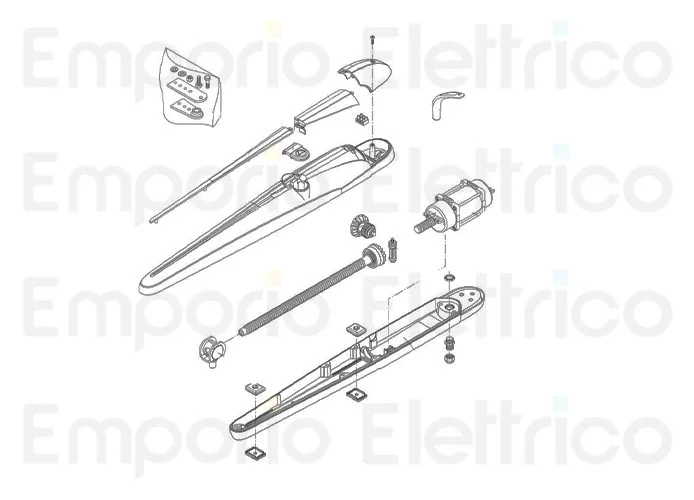 beninca Ersatzteil des Motors bob21m/3-30m/e per bob 9686768