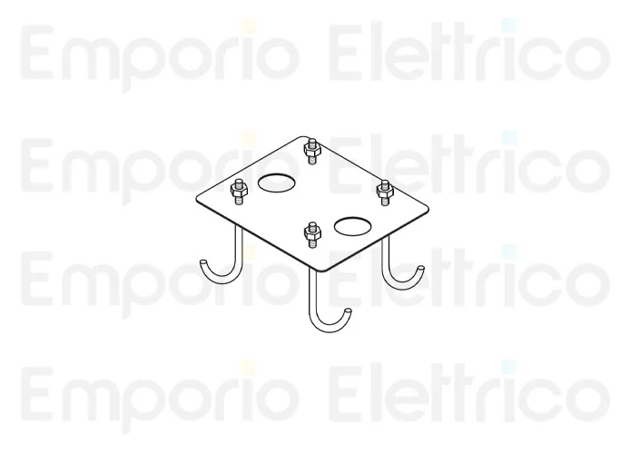 fadini Ersatzteil der verzinkten Grundplatte für bayt 980 97308