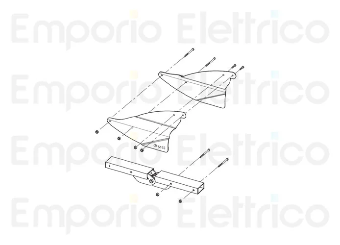 fadini pièce détachée latéral de renvoi pour bayt 980 97330
