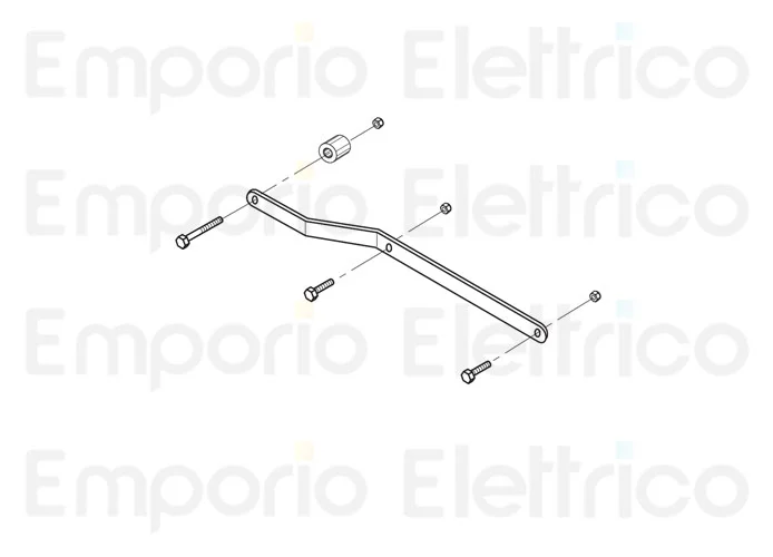 fadini pièce détachée jonction haie tige pliante pour bayt 980 97342