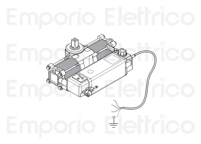 fadini Ersatzteil Steuereinheit/Antrieb combi 740-175° mit selbstbremsende Entriegelung 740121