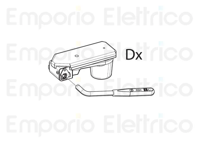 fadini Ersatzteil der manuellen Notentriegelung für combi 740 740152