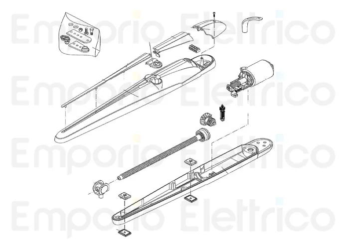 beninca Ersatzteil der bob.fm mechanischen Anschlagführung für bob für bob2124.dk 9623055