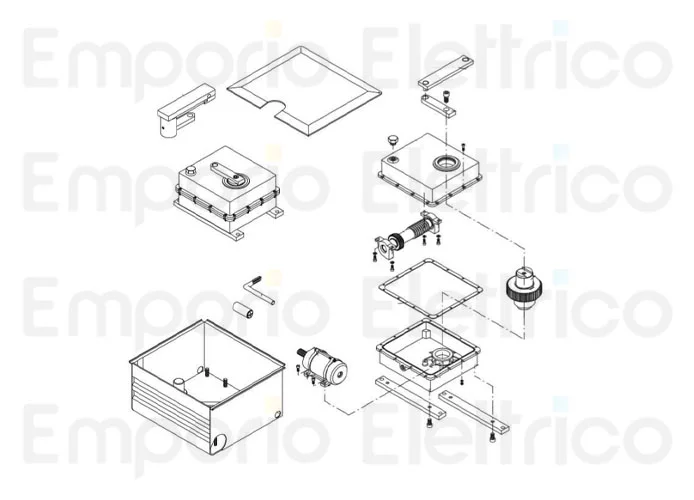 beninca Seite Ersatzteile des du.350 Motors