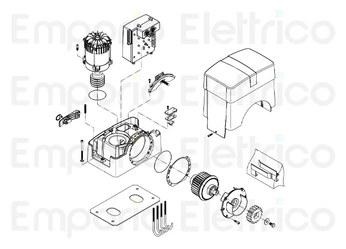 beninca Seite Ersatzteile des bull10m Motors