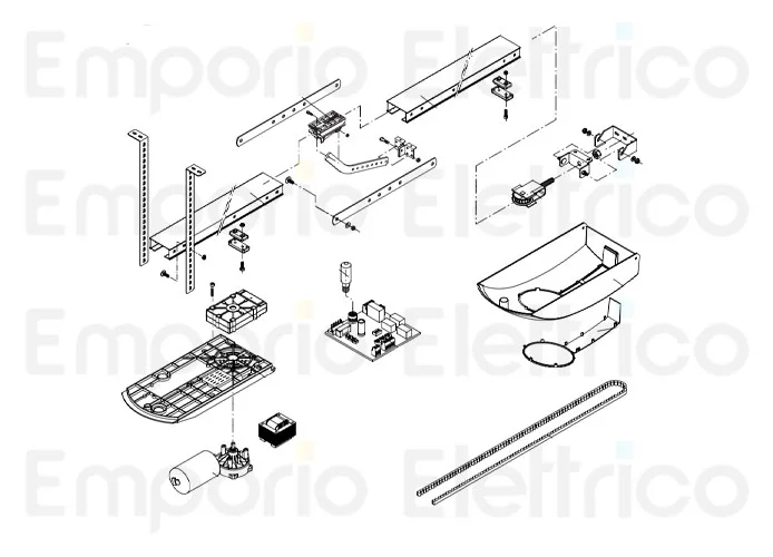 beninca Ersatzteil der Steuerung cp.j3m  9686678