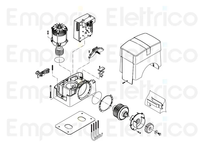 beninca Seite Ersatzteile des bull15m Motors