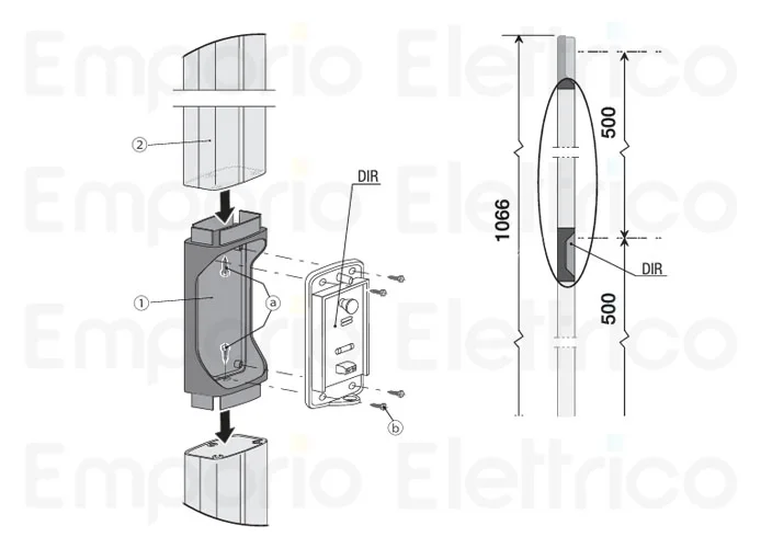 came Verlängerungsstück aus pvc  001dir-cgp dir-cgp