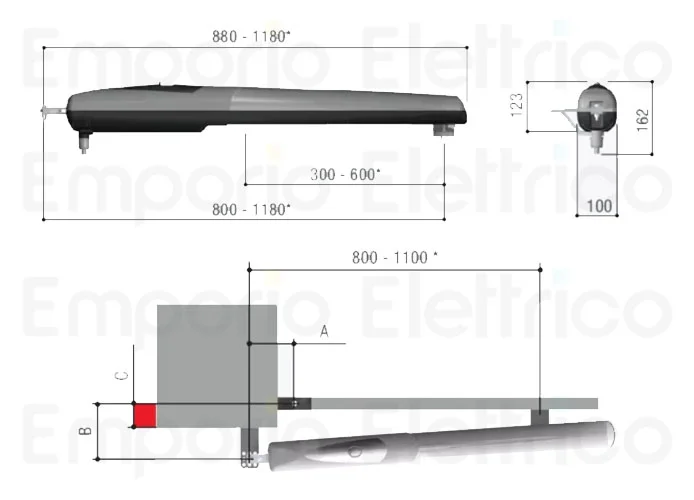 came Antrieb axo 230v 001ax71230 ax71230