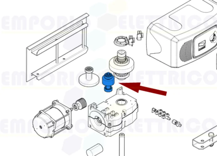 came Ersatzteil der Welle erste Reduktion und Ring ferni 119rid123