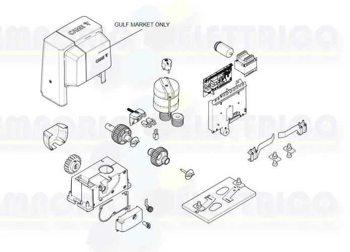 came Seite Ersatzteile des Motors 001bx704als bx704als 