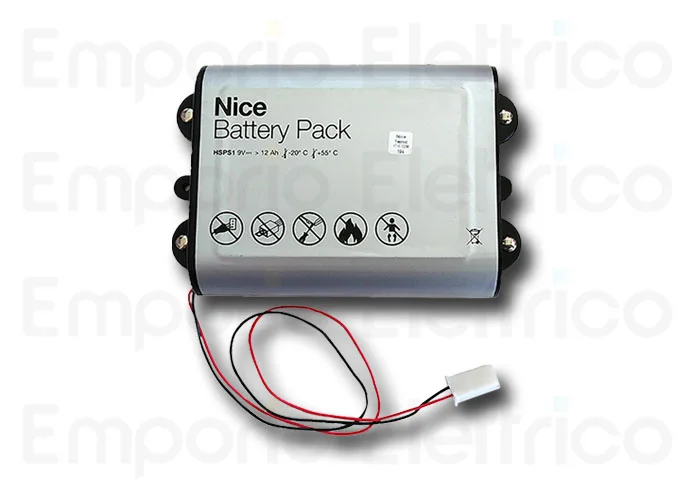 nice 9 V 12 Ah Batterie-Box für externe Sirene und Funksteuerung hsps1