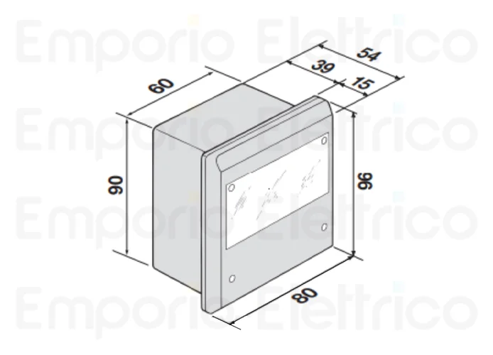 cardin Paar Lichtschranken für Unterputzmontage, Reichweite 15m ip55 cdr841i00