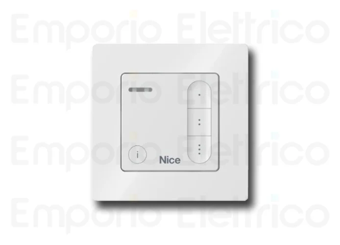 nice Bidirektionaler 3 Kanal-Wandsender, weiß domi3wc